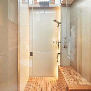 75 Beautiful Transitional Bathroom With Stainless Steel