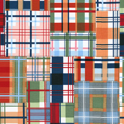 Patchwork Plaid Fabric - Fabric