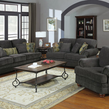 Colton Fabric Sofa Set