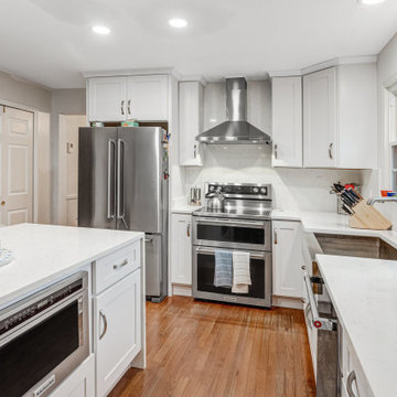 Transitional White Kitchen Remodel Woodbridge, VA