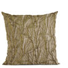 Burnished Bronze Yarns Shiny Fabric Luxury Throw Pillow, 20"x36" King