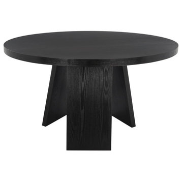 Safavieh Couture Julianna 54" Wood Dining Table, Black