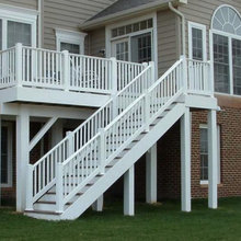 deck with stairs