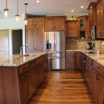 Rustic Finishes Reveal Hidden Storage Solutions