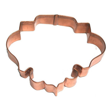 Copper Wreath Shaped Cookie Cutters 5.5 Inch Set Of 6 Made Of Copper In A
