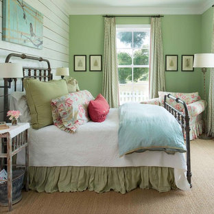 75 Beautiful Farmhouse Green Bedroom Pictures Ideas Houzz