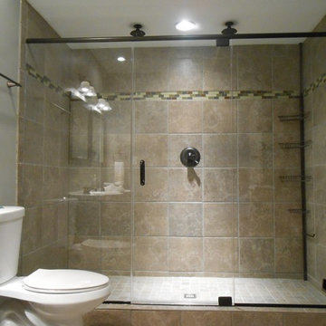 Custom Glass Panel Door Panel Shower Units