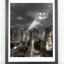 Batman Signal Gotham City Print - Products
