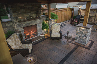 Design ideas for a country patio in Toronto.