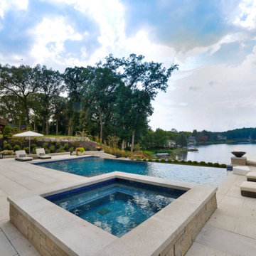 Valparaiso, IN Custom Infinity Edge Pool & Spa