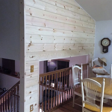 Pine Ship-lap wall