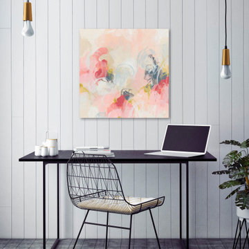 "Cherry Blossom IV" Painting Print on Wrapped Canvas
