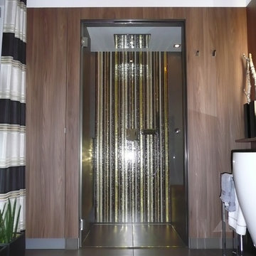 Dampfbad als vollintegrierter Einbau im Badezimmer