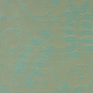 Mist Vines And Leaves outdoor Indoor Marine Upholstery Fabric By The Yard