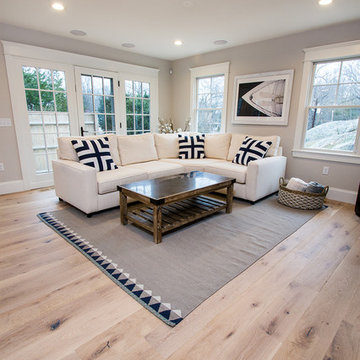Contemporary Kitchen featuring Sawyer Mason Oak Bluffs Engineered Flooring