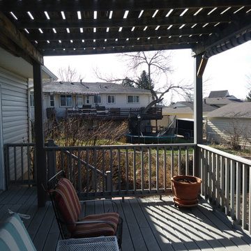 BEFORE PHOTO. Comfy Catio (Cat Patio / Deck)