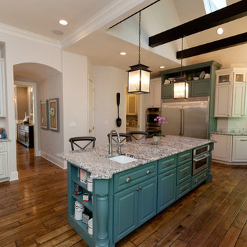 Vaulted Ceiling Kitchen