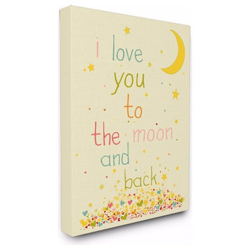 Stupell Industries I Love You To The Moon And Back, 30 x 40