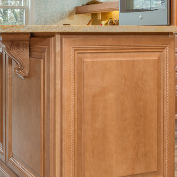 Ornate Maple Toffee Kitchen