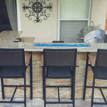 Outdoor Kitchen U Shape