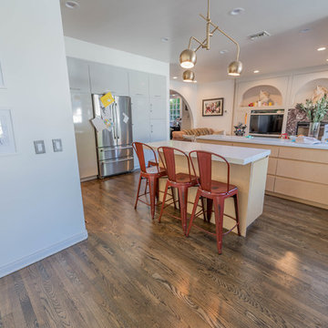 Santa Monica refinishing staining old oak floors