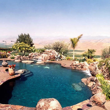 Award winning pool design by Paradise Pools Visalia.