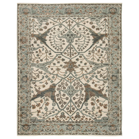 Jaipur Living Slayton Knotted Ivory Rug, 8'6"x11'6"