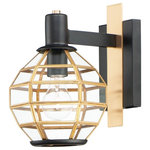 Maxim Lighting - Maxim Lighting 11543BKBUB Heirloom - 1 Light Outdoor Wall - A return of Bound Glass lighting, Heirloom featureHeirloom 1 Light Out Black/Burnished Bras *UL: Suitable for wet locations Energy Star Qualified: n/a ADA Certified: n/a  *Number of Lights: Lamp: 1-*Wattage:60w E26 Medium Base bulb(s) *Bulb Included:No *Bulb Type:E26 Medium Base *Finish Type:Black/Burnished Brass