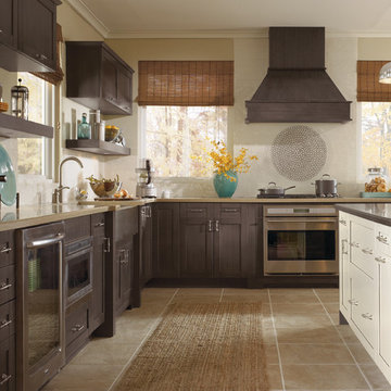 Kitchen Craft Cabinetry: Gray Shaker Kitchen