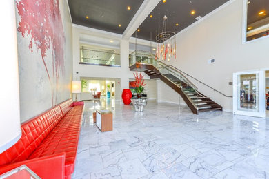 Trendy entryway photo in St Louis