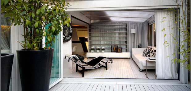 Фьюжн Гостиная by HRuiz Architecture & Design Team