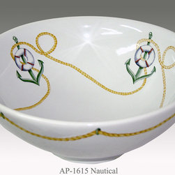 Hand Painted Vessels Sinks by Atlantis - Bathroom Sinks