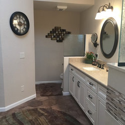 Warm & Inviting Bathroom Renovation - Flooring