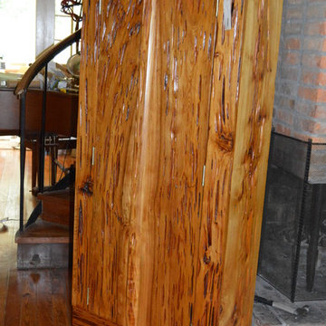 Pecky Cypress Curiosity Cabinet