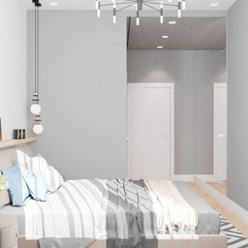 Modern 55.8 sq.m. apartment for a single man