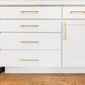White, Carrara, & Gold