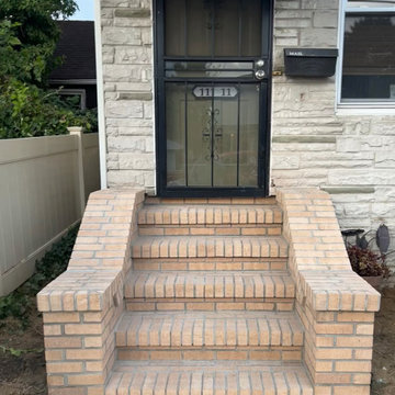 Brick Steps and Front Porch in New York