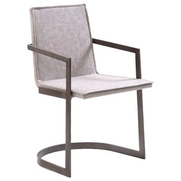 Modrest Jago Modern Dining Chair, Gray