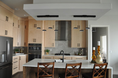 Inspiration for a modern kitchen remodel in Seattle