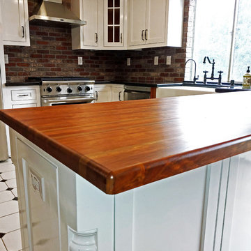 Character Cherry Edge Grain Butcher Block