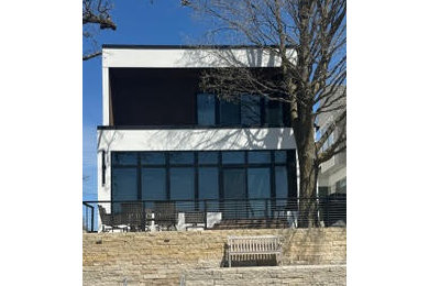 Example of an exterior home design in Other