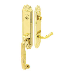 Emtek 4711 Ribbon & Reed Brass Tubular Entry Set - Products