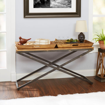Calhoun Industrial Collection Console Table By Silverwood