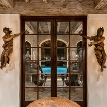 beamed ceiling spaces