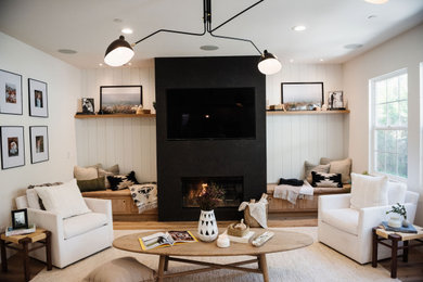 Family room - family room idea in Orange County