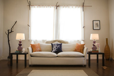 Living room - contemporary living room idea in San Francisco