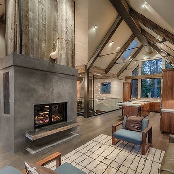Reclaimed Barn siding as Paneling