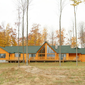 WoodHaven half log cedar siding