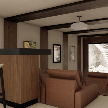 Luxury Basement Renovation – Duxbury, MA