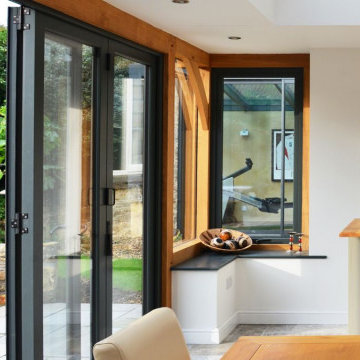 Oak Orangery with a Contemporary Twist